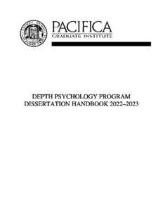 pacifica graduate institute dissertation handbook